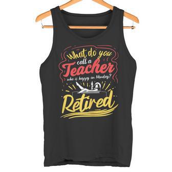 Jubilación Pensión Divertido Profesor Jubilado Camiseta sin mangas - Regaloses
