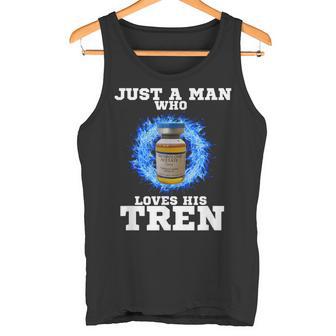 Just A Man Who Loves His Tren タンクトップ - Kawaiitshirt
