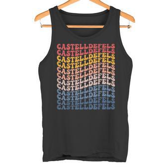 La Ciudad De Castelldefels Estilo Retro Camiseta sin mangas - Regaloses