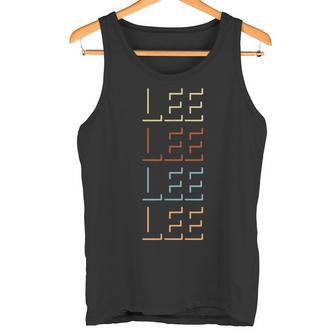 Lee First Name My Personalized Named タンクトップ - Kawaiitshirt