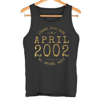Les Légendesont Nées En Avril 2002 Débardeur e - Cadeauxyz