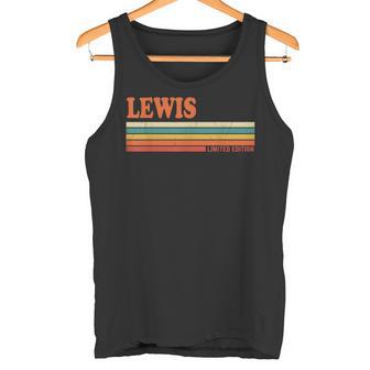 Lewis Retro Personalizzato Nomeintagetripes Canotta - Novitaregali