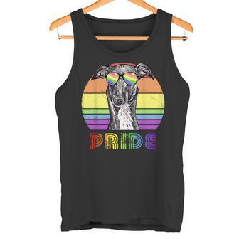 Lgbtq Perro Galgo Italiano Arcoíris Amor Orgullo Gay Camiseta sin mangas - Regaloses
