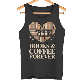 Libri E Caffè Perempre Amanti Della Biblioteca Del Cuore Canotta - Novitaregali