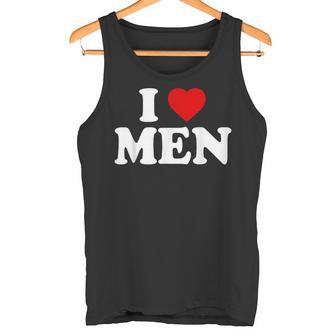 I Love I Love Men タンクトップ - Kawaiitshirt