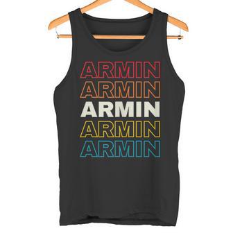 I Love Armin Personalizado Retrounset Primer Nombre In Mangas Camiseta sin mangas - Regaloses