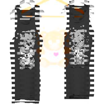 I Love Hiratsuka Teddy Bear 平塚テディベア大好き タンクトップ - Kawaiitshirt
