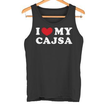 I Love My Cajsa アイ・ラブ・マイ・カジサ 長袖tシャツ タンクトップ - Kawaiitshirt