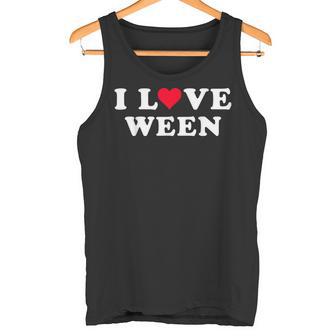 I Love Ween マッチング ガールフレンド&ボーイフレンド ウィーンネーム タンクトップ - Kawaiitshirt