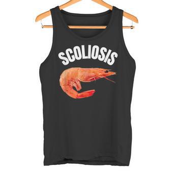 Lustigerpruchcoliosishrimp Meme Arzt Fun Ironie Herren Tank Top - Seseable