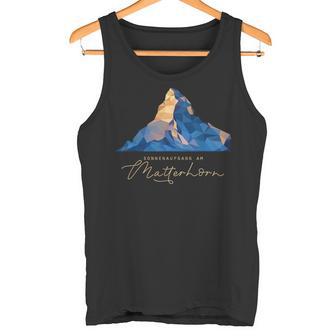 Matterhorn Zermattchweiz Berg Wandernkifahrenouvenir Tank Top - Seseable