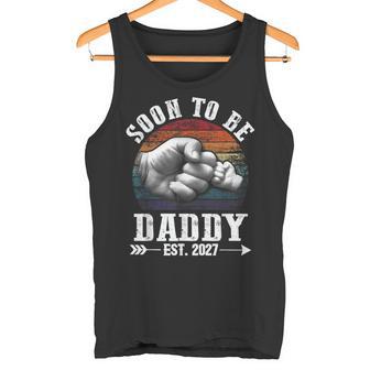 Mensoon To Be Daddy 2027 Retro Embarazo Anuncio Papá Camiseta sin mangas - Regaloses