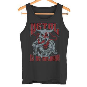 Metal Is My Religion Iintage Heavy Metal Camiseta sin mangas - Regaloses