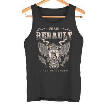 Mitglied Des Teams Renault Auf Lebenszeit — Renault-Name Tank Top - Seseable