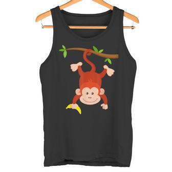 Mono Travieso Con Plátano Mono Mono Bebé Mono Niños Camiseta sin mangas - Regaloses