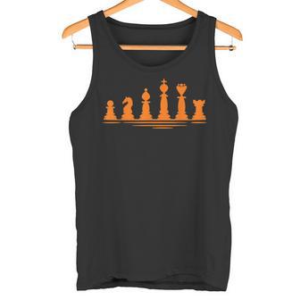 Motivo Para Jugador De Ajedrez Con Piezas De Ajedrez Camiseta sin mangas - Regaloses