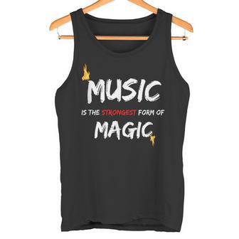 Musik Ist Dietärkste Form Der Magie Tank Top - Seseable