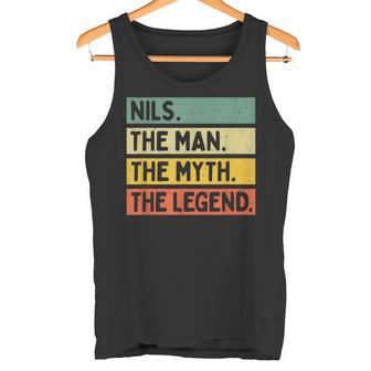Nils The Man The Myth The Legend面白い名言 タンクトップ - Kawaiitshirt