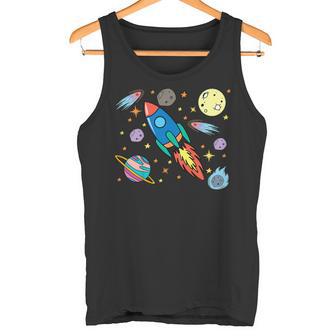 Niñosimpáticos Planetas Cohete Camiseta sin mangas - Regaloses