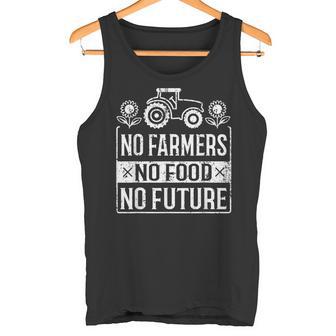 No Farmers No Food No Future ファーマー 農場農場農業 タンクトップ - Kawaiitshirt