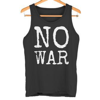 No War 平和 平和の鳩 アゲンストウォー 愛 No War タンクトップ - Kawaiitshirt