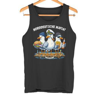 Norddeutsche Mafia Möwen Burger Bier Norddeutschland Tank Top - Geschenkecke