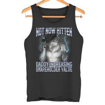 Not Now Kitten Daddy Aumenta Ilalore Degli Azionisti Alpha Wolf Canotta - Novitaregali