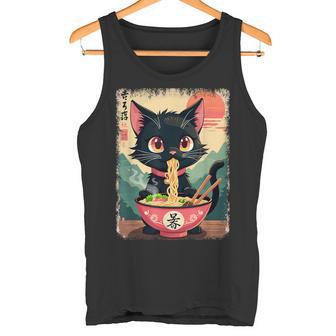 Nouilles Ramen Pour Chat Kawaii Japonais Et Chat Manga Débardeur e - Cadeauxyz