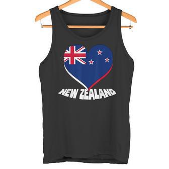 Nueva Zelanda Corazón Amor Nueva Zelanda Orgulloso Neozelandés Nueva Zelanda Camiseta sin mangas - Regaloses