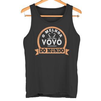 O Melhorovo Do Mundo ブラジリアン ポルトガル語 おじいちゃん タンクトップ - Kawaiitshirt