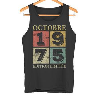 Octobre 1975 50 Ans Cadeau Anniversaire Homme Octobre 1975 Débardeur e - Cadeauxyz
