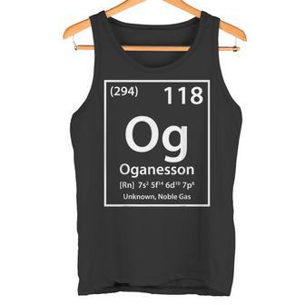 Oganesson Element ホワイト タンクトップ - Kawaiitshirt