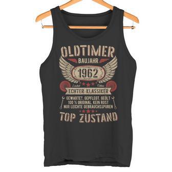 Oldtimer Baujahr 1962 Geboren Jahrgang Geburtstag Retro Tank Top - Seseable