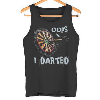 Oops I Darted Jeu De Fléchettes Amusant Avec Mot Gag Débardeur e - Cadeauxyz