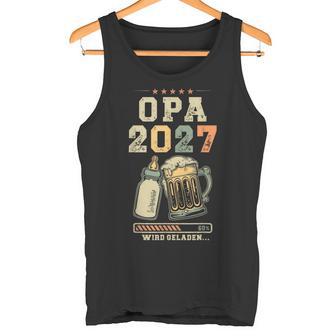 Opa 2027 Loading Babyflasche Ladebalken Werdender Opa Tank Top - Geschenkecke