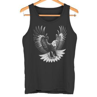 Orgullosa Águila Con Alas Extendidas En Estilo De Dibujo Camiseta sin mangas - Regaloses