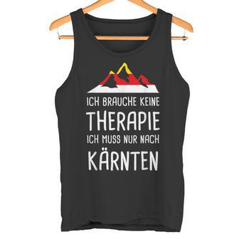 Österreicher & Österreichprüche Kärntner Kärnten Geschenk Für Männerchwarz Klassische Passform Halbarm Crew Neck Berg-Motive Klassisch Geschnitten Doppelteraum Tank Top - Seseable