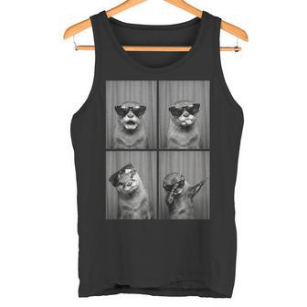 Otter Photoboothonnenbrille Lustiger Dab Otter-Liebhaber Tank Top - Seseable