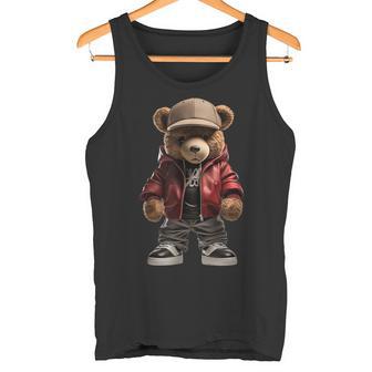 Ours En Peluche Graphique Urban Hip Hop Débardeur e - Cadeauxyz