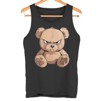 Ours En Peluche Grincheux I Cartoon Teddy Débardeur e - Cadeauxyz