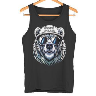Papa Bär Atertag -Atertagsgeschenk Opa Papa Bear Tank Top - Seseable