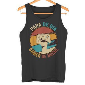Papa De Dia Gamer De Noche Regalo Para Padre Día Del Padre Camiseta sin mangas - Regaloses