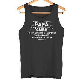 Papa Gmbh Firma Witzigerpruch Unternehmerater Familie Tank Top - Seseable
