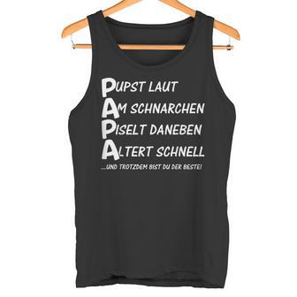 Papa Lustigerpruch Zumatertag Füräter Papas Tank Top - Seseable