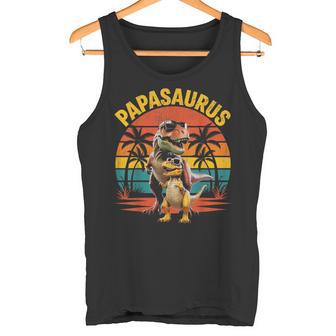 Papasaurus Dinosaure Papa Famille Assortie Pour La Fête Des Pères Débardeur e - Cadeauxyz
