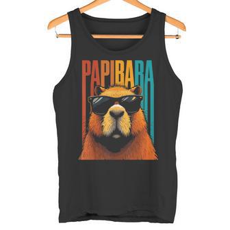 Papibara – Lustigesatertagsgeschenk Für Papa Männer Tank Top - Seseable
