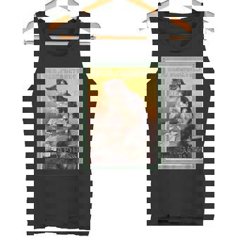 Papier A Cigarettes Abadie Paris ビンテージタバコ広告 タンクトップ - Kawaiitshirt