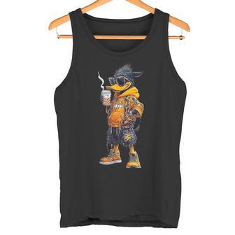 Pato Café Animal De Dibujos Animados Para Niños Camiseta sin mangas - Regaloses