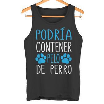 Perros Podría Contener Pelo De Perro Dueño De Perro Camiseta sin mangas - Regaloses