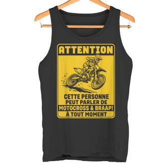 Personne Peut Parler De Motocross Moto Cross Motard Humour Débardeur e - Cadeauxyz